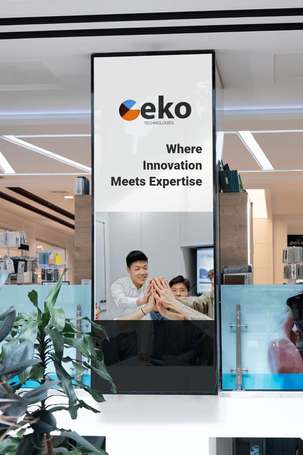 The Geko Technologies office, 'Where Innovation Meets Expertise'